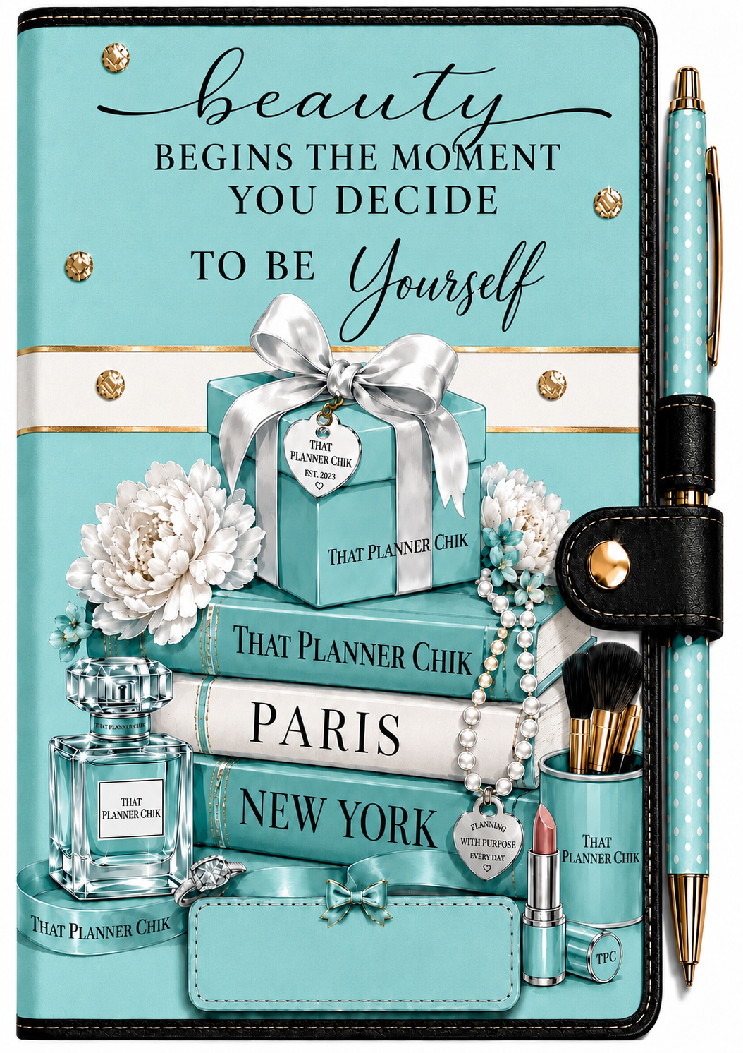 Be Yourself| Teal Planner Dashboard