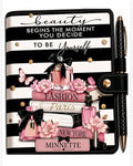 Be Yourself| Pink & Black Planner Dashboard