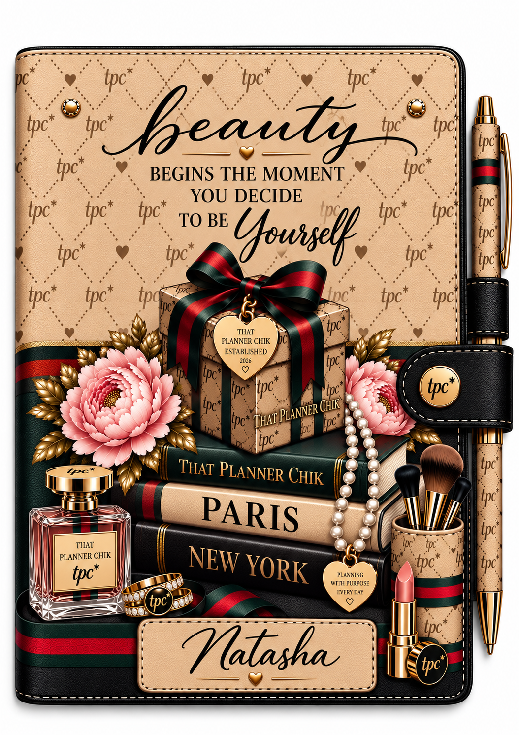 Be Yourself | Personalized Inspired Luxe Planner Dashboard-